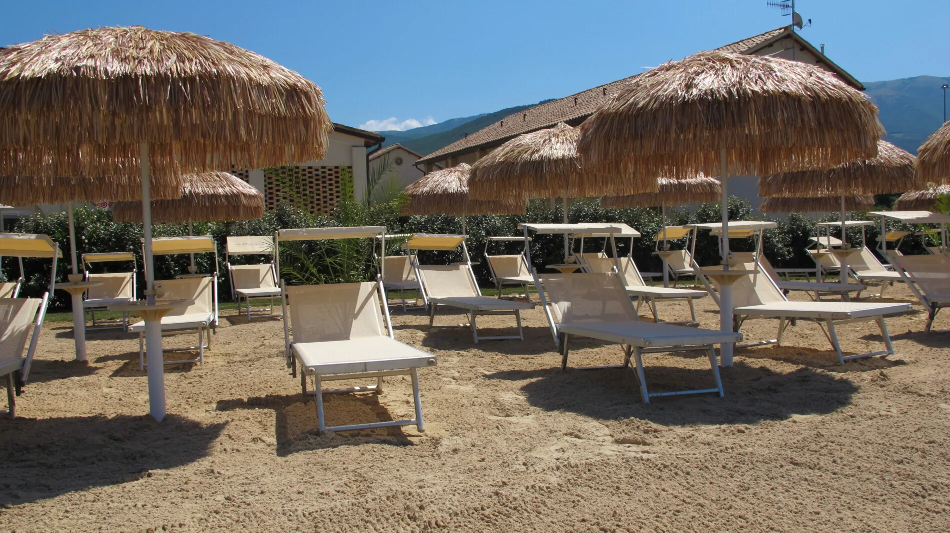 Piscine Flex Beach all'hotel Le Colombare Foligno