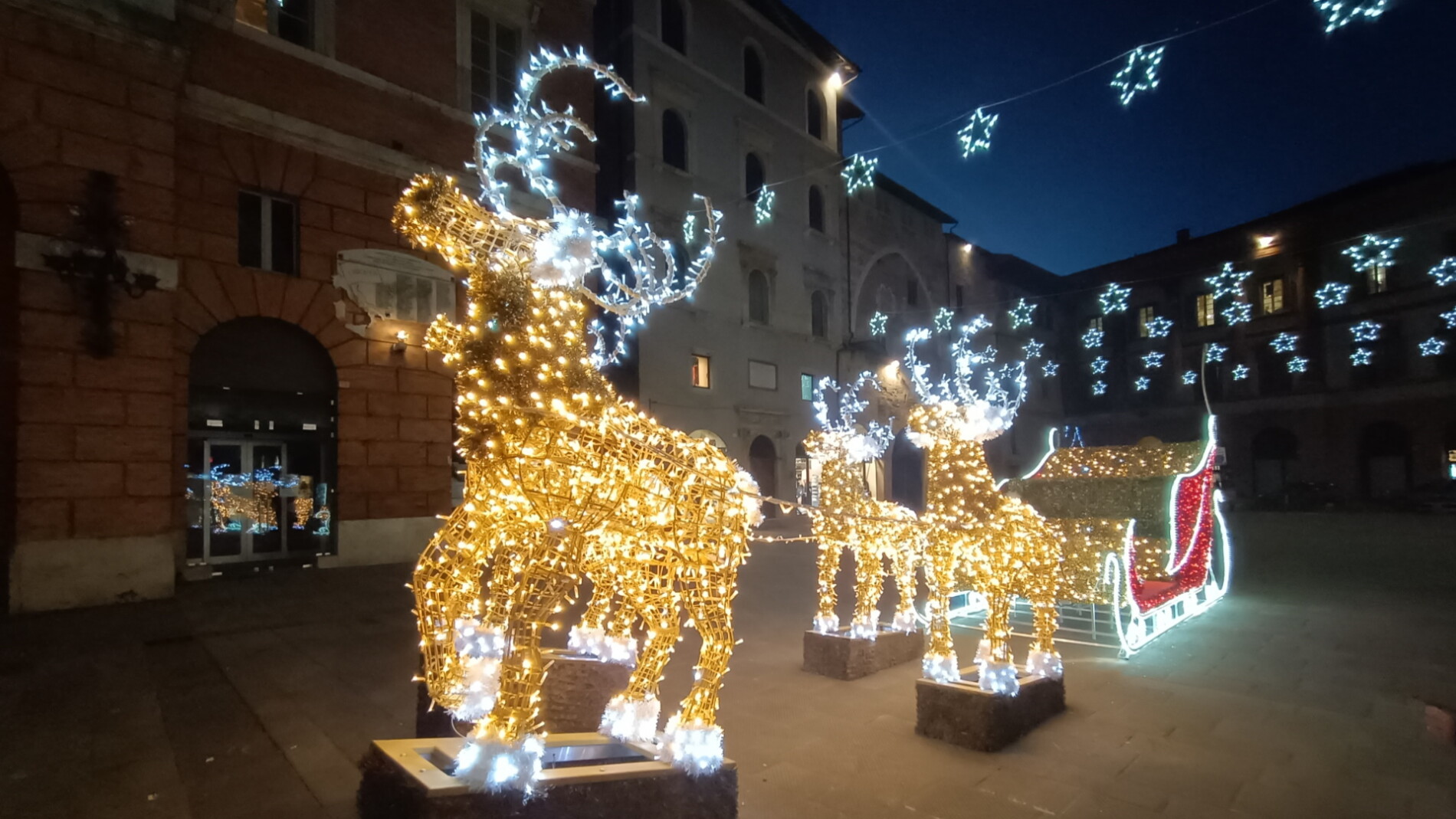 Le luci del Natale a Foligno