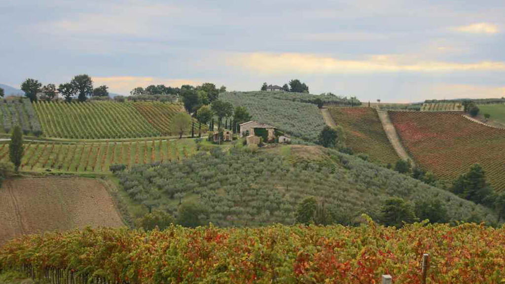 Vacanza in umbria — Colori d'autunno in Umbria